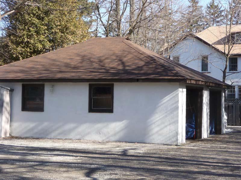 Figure 6: Garage in March 2010 (Town of Oakville) 10.