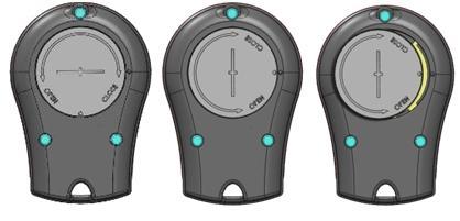 Figure 30: Key Fob Battery Cover 2. With the Battery side marked + facing up, insert the battery into the battery Key Fob. 3. Replace the battery cover, and using a small coin or screwdriver, rotate the battery cover clockwise until the two dots on the battery cover are in their original positions.