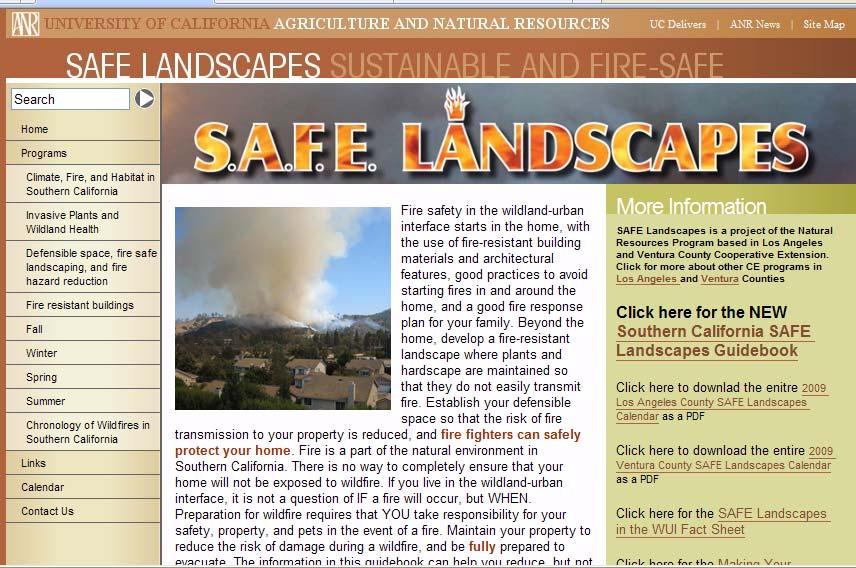FIRE SAFE LANDSCAPES