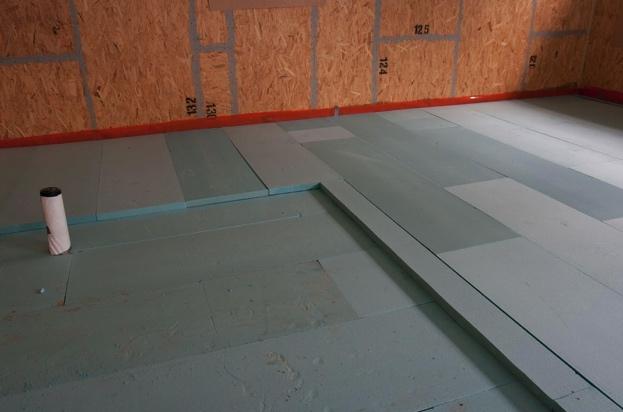 XPS floor insulation (150mm, U = 0.21 W/m2K) PIR wall insulation (90mm, U = 0.29 W/m2K) EPS roof insulation (200mm, U = 0.20W/m2K) upvc window frames with double glazing (Uw = 1.