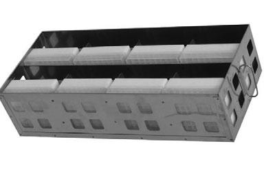 Side panel for refrigeration compartment Front protection panel for refrigeration compartment Storage rack and box If