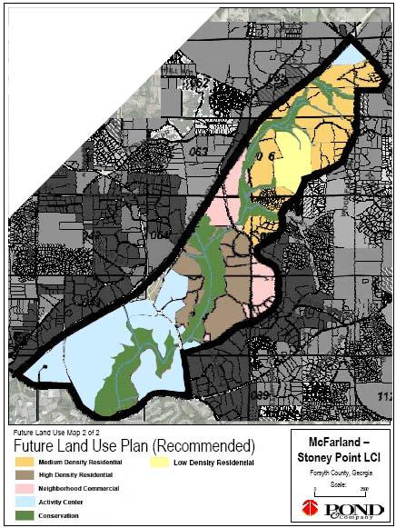 Future Land Use Plan (Recommended) A key component to implementing Forward development and the proposed long