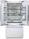 The cooling 400 series RY 492 301 with fresh cooling fully integrated Niche width 91.4 cm, Niche height 213.4 cm With two doors 1 egg holder with lid 1 ice cube scoop 156 000.