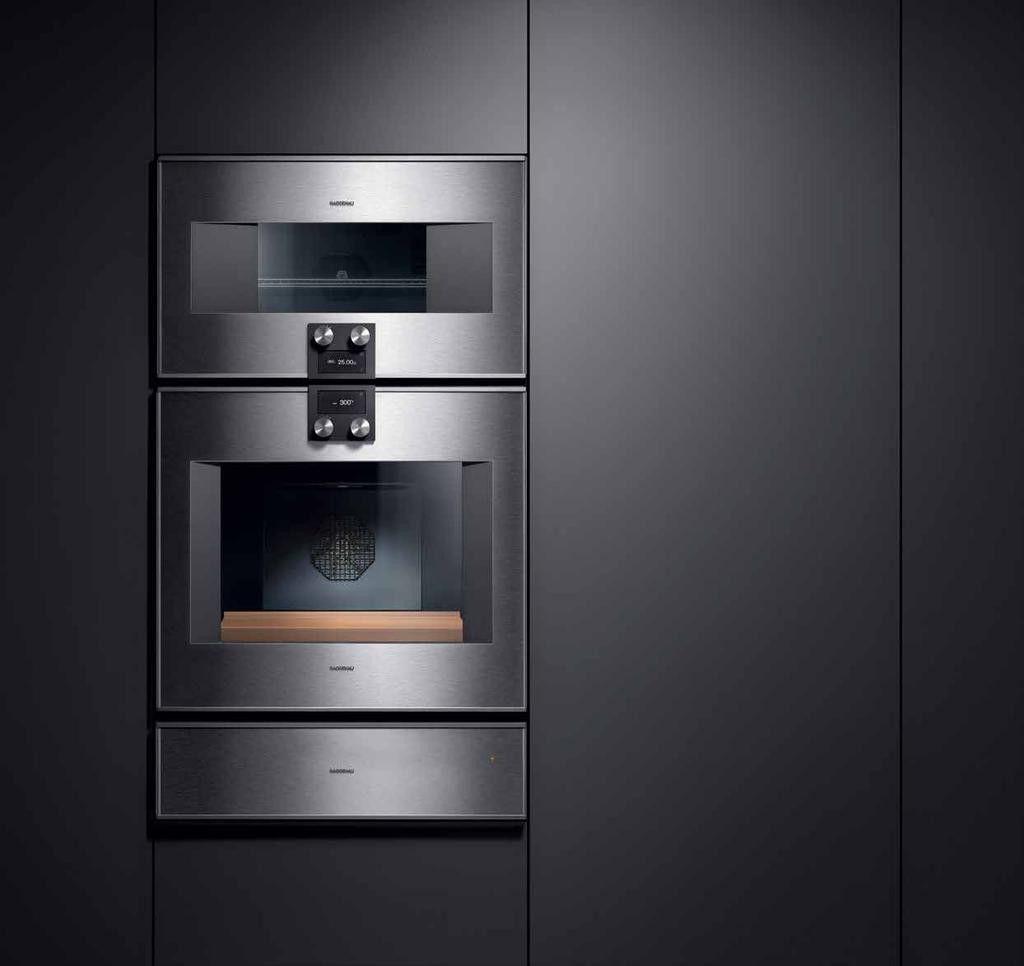 Baking The ovens 400 series Driven by principles within the professional kitchen, inspired by the needs and experiences of the professional chef, we have introduced the same senses and standards into