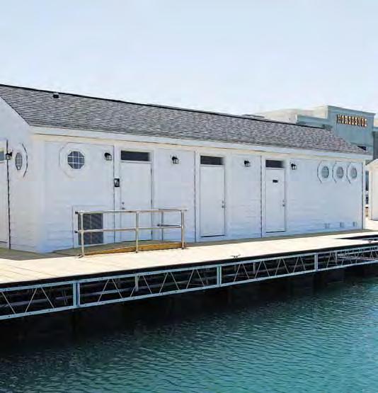 marina operator opted for Saniplus macerating toilets, reducing the potential for clogging.