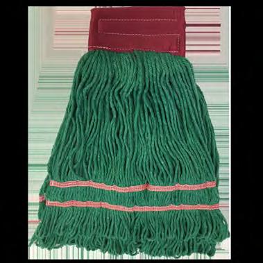 DOZ/CASE M880018R-MB RED 18 10 DOZ/CASE NEW PRODUCT ALERT TRADITIONAL POLY COTTON WET MOPS FEATURED