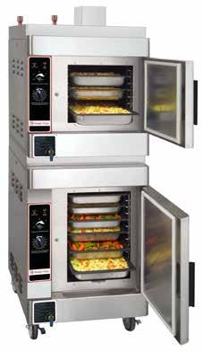 BOILERLESS CONVECTION STEAMERS SIRIUS II SERIES Available in five capacities.