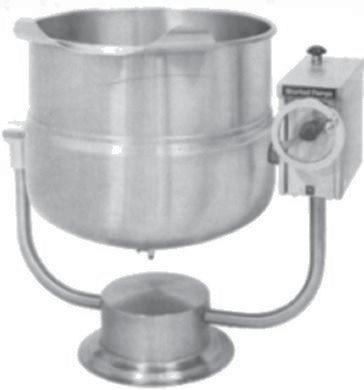 draw-off valves available KETTLES Ships from Toronto, Canada 2/3 Jacketed, Direct Steam, Pedestal Base Tilting Kettles Model Description Input BHP FT-20P 20 gallon, direct steam, pedestal base
