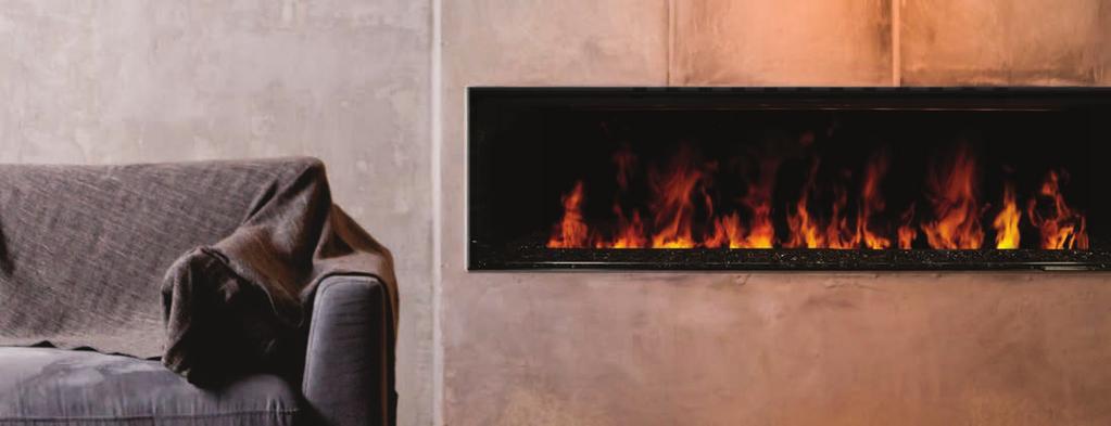 This is the fi rst product in the hearth industry to successfully bridge the gap between gas and electric fireplaces by combining the natural,