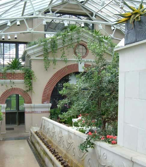 Longwood Children s garden is an existing glass enclosed building that was