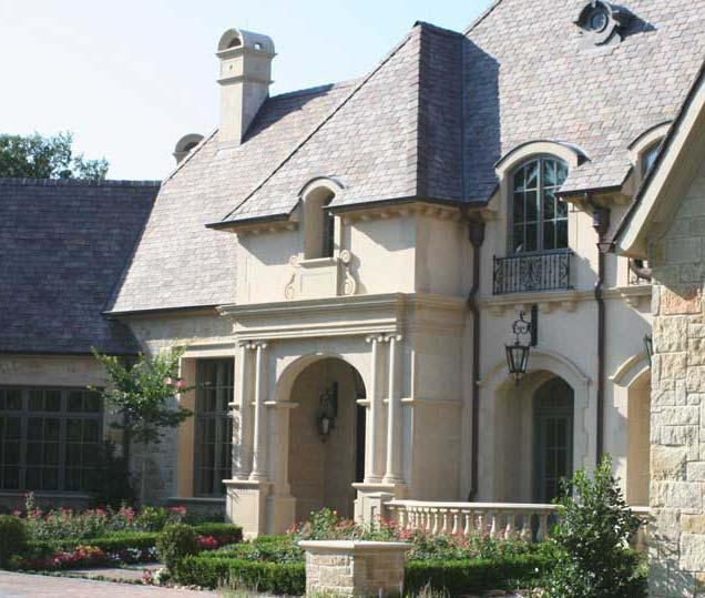 The use of Cast Stone was instrumental in achieving the look and durability that the home owner wanted.