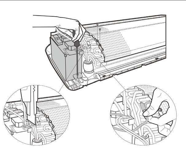 2. Electrical parts (Antistatic gloves must be worn.) Note: Remove the front panel (refer to 1. Front panel) before disassembling electrical parts.