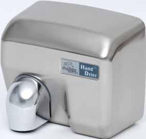 Hot Air Hand Dryers Hot Air Hand Dryers 284 202 248 245 155 265 BC 2400CA Dolphin Hot Air Hand Dryer BC 230 Dolphin Hand Dryer Casing: Steel