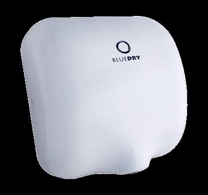 STURDY DESIGN This hand dryer has a smooth, sturdy shell with no seams which makes it vandal resistant. DRIES HANDS IN UNDER 10 SECONDS!