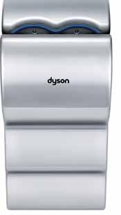 Powered by the Dyson digital motor V4 Aluminum Suits all restrooms,