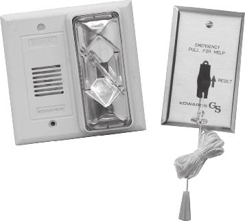Call For Assistance Kit Meets ADA requirements 7008B-N5 > 120V AC > Double pole single throw switch > High intensity strobe > Neutral white color > Fits single gang box AGENCY APPROVALS > UL Listed >