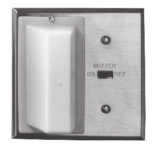 Corridor Dome Stations Audible and visual signals, internal buzzer 7633 Series > Available with 2 or 4 lamps > Internal buzzer > Stainless steel faceplate > White dome The Edwards 7633 Series
