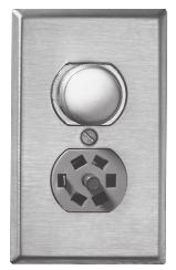 Wall Stations Cat. No. 7930 Cat. No. 7930L 7930 & 7930L > Stainless steel face plate > May use either single or dual button calling cords > 24V AC (Use Cat. No. 88-50 or 88-100 transformer.