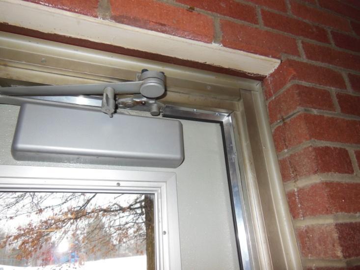 Weatherization of exterior doors (second means of