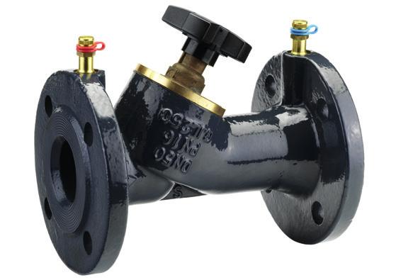 Since manual balancing valves can not react to changing conditions the valves are recommended to be used in constant flow systems.