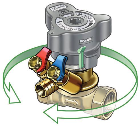 To save costs for often used shut-off valves the MSV-BD and MSV-O valves combine both a balancing and shut-off function.