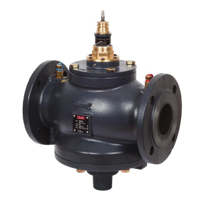 AB-QM Threaded Versions Danfoss AB-QM was the first of its kind: a control valves with automatic flow limitation and built-in differential pressure control functioning over the control valve.