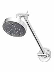 per minute. Showers are easy to change over so by swapping to a 3 star model that only uses 6.
