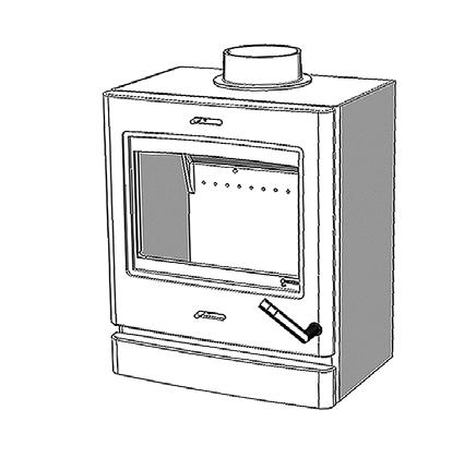 USER INSTRUCTIONS CLOSE Airwash Control OPEN All open flued appliances can be affected by temporary atmospheric conditions which may allow fumes to enter the house.