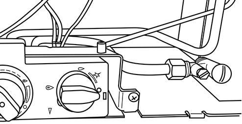 Installation Instructions 4.3 When properly fitted the rear of the cast plate should sit flush with the rear of the appliance, see Diagram 6. 6 7.