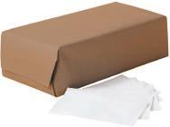 Product may contribute to L ertification. White with embossed border. Two-ply. Open 17 x 14 3 5 ; folded 4 1 2 x 7 1 2. ighth-fold. 300 napkins per pack. 10 packs (3000 napkins) per case.