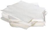 Luncheon Napkins Rolls made with elementally free chlorine process. White.