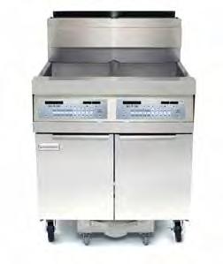 Exclusive Thermo-Tube design and proprietary baffles efficiently transfer the fryer s energy input into the oil.