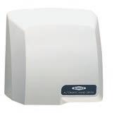 Warm Air Hand Dryers 8 STYLING, PERFORMANCE AND PRICING CHOICES. 6 DISTINCTIVE DESIGNS, 6 MATERIALS/FINISHES. 5 ELECTRONIC PLATFORMS. 5 VANDAL-RESISTANCE LEVELS.