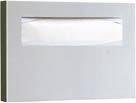 B-301 ClassicSeries RECESSED SEAT-COVER DISPENSER Satin-finish stainless steel. Seamless beveled flange. Dispenses 500 toilet seat covers.