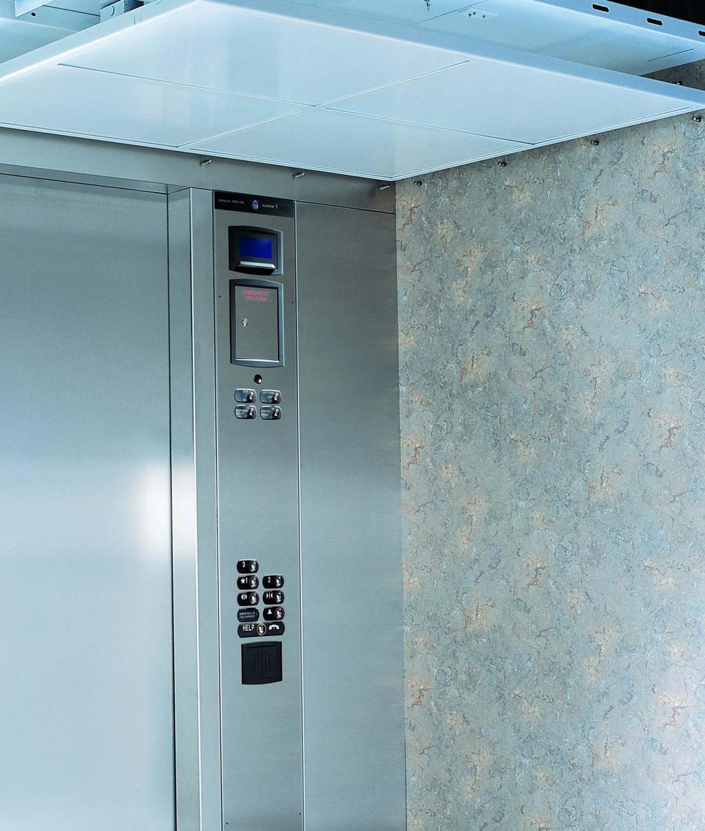 Standard Design Laminated Plastic Cab ThyssenKrupp Elevator's laminated plastic cabs are a beautiful blend of style and functionality.