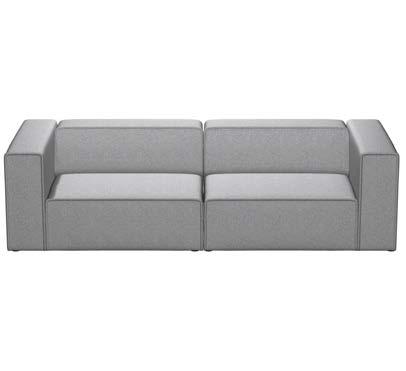416612532310 416650002310 Carmo sofa, light gray Lux Felt fabric 2310/ Carmo sofa, light gray