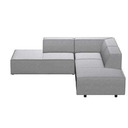SOFAS Carmo Sofa, light gray Lux Felt fabric 2310 H27½xW99¼xD36¾ $3,378 416612522310