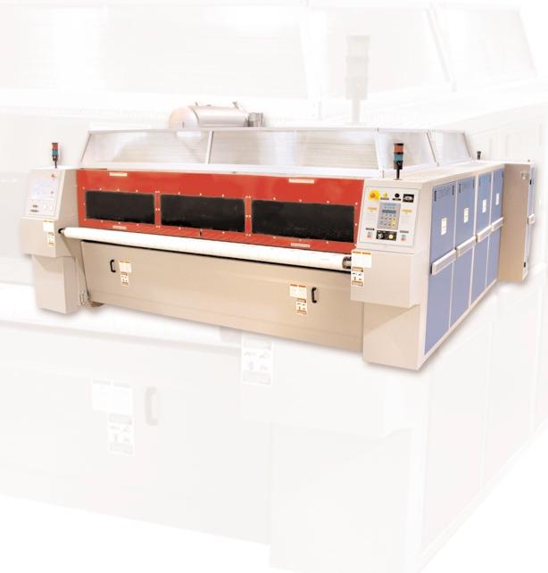 The All-Inclusive Self-Contained Gas Heated Thermal Fluid Deep Chest Ironer BIGGER, BETTER, STRONGER Chicago combines the latest high efficiency gas burner technology with its proven deep chest
