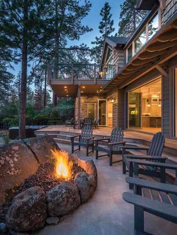 Anderson, who is best known locally for designing the public spaces in Martis Camp, says it s not uncommon for her Tahoe-area clients to mix in their existing furnishings with new items.