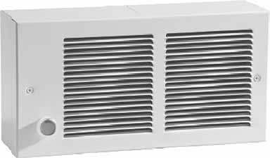 WRI Series Register Wall Heater (Shown with optional built-in thermostat) Applications Hallways Restrooms Stairwells The WRI register wall heater is ideal for use as a primary heat source in small
