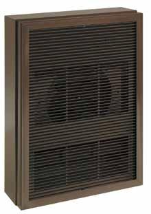 WAI Series Architectural Wall Heater The WAI fan-forced wall heater is designed for commercial and industrial areas requiring higher KW ratings and quick recovery.