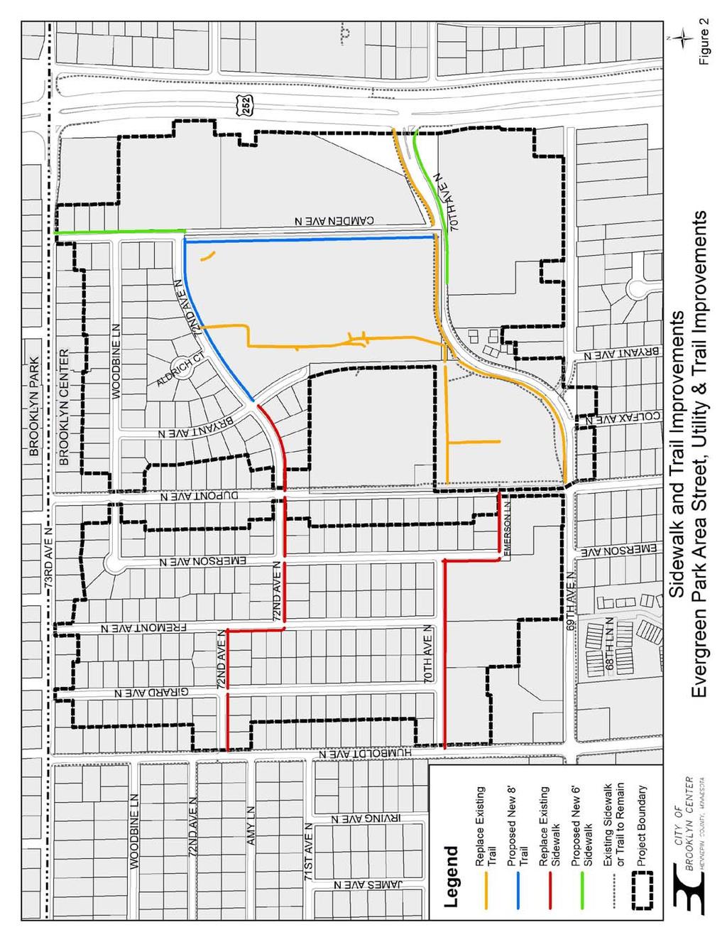 Figure 2: Sidewalk and Trail Improvements Feasibility Report