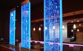 Figu 1.1 waterwall wit LED Fig 1.2 Water wall Rain Curtain Rain curtains are a form of moving water they are amusing design feature to add moving water to a room.