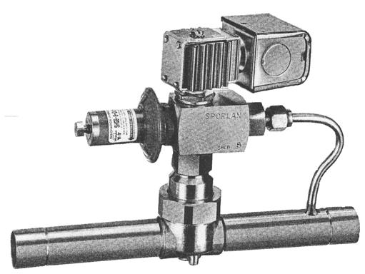 The valve is adjusted using the adjusting screw show in the drawing. The range is 0 to 100 psi with about 16 psi change for one turn of the screw. Turning clockwise will increase the valve setting.