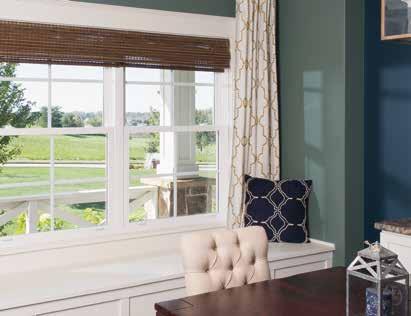 WINDOWS WOOD WINDOWS AND PATIO AND DOORS PATIO DOORS Easy-care vinyl. With easy-care, highly energy-efficient vinyl products from Pella, there s no need to paint, stain or refinish.