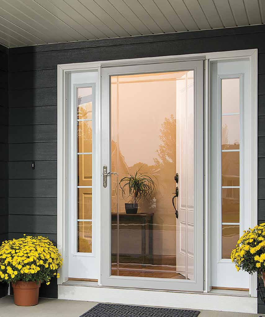 ENTRY DOORS AND STORM DOORS Storm doors that stand out.