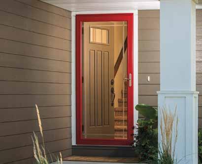 ENTRY DOORS AND STORM DOORS Storm doors that stand out. Pella makes it easy to find the door that best fits your home and your lifestyle. Pella Select and Fullview Storm Doors DESIGN FLEXIBILITY.