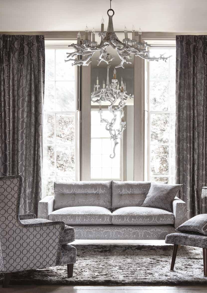Lusso Collection A glamorous collection of luxurious satin, chenille and linen