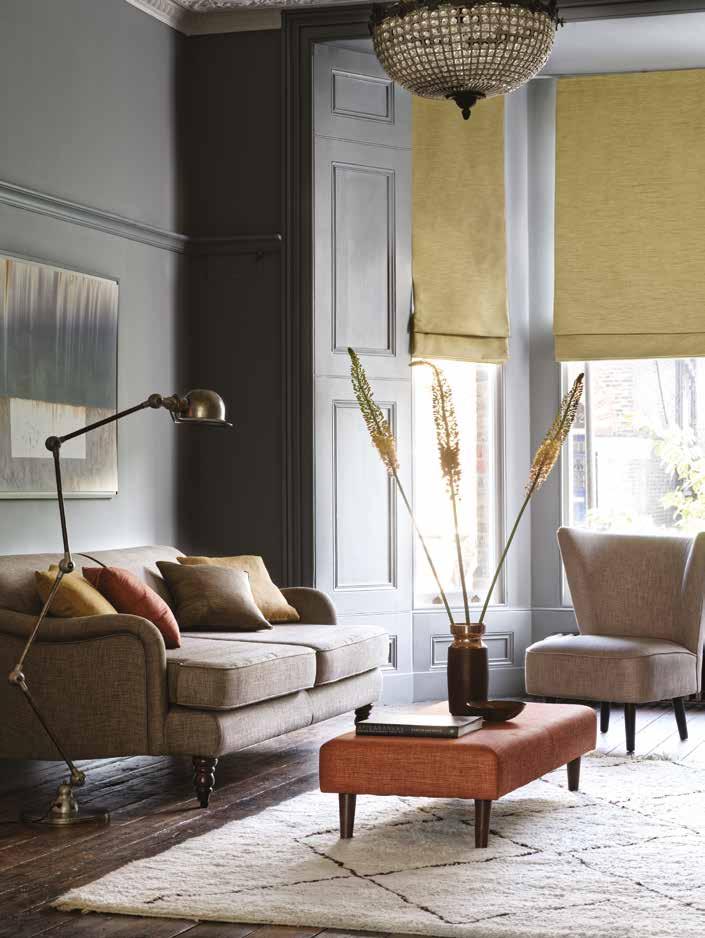 Tussah & Seda Collection Depth of colour and intricate textures gives these two faux silk fabrics a luxurious and authentic quality.