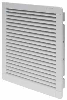 Exhaust Filters The size of the Exhaust Filter should match the size of the Filter Fan to achieve the best ventilation within the cabinet.